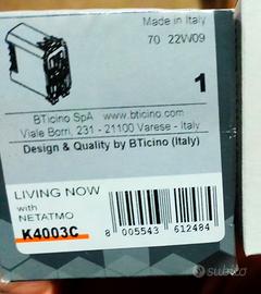 BTicino Living Now with Netatmo K4003C –  (NUOVO)