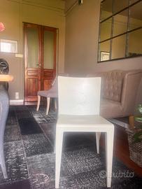 sedia Molteni bianco calce
