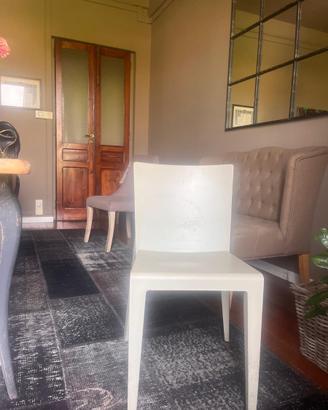 sedia Molteni bianco calce