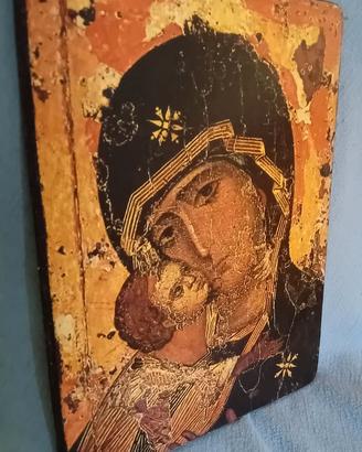 Icona Russa THEOTOKOS VLADIMIR-Il Sacro Cuore Gesù