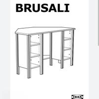 Scrivania angolare IKEA modello BRUSALLI