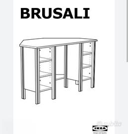 Scrivania angolare IKEA modello BRUSALLI