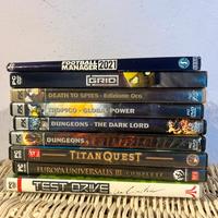 Giochi PC in DVD (9 pezzi)