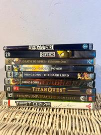 Giochi PC in DVD (9 pezzi)