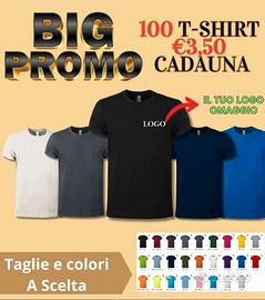 T-Shirt 150 grammi girocollo personalizzate