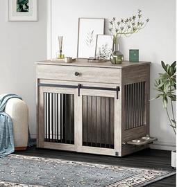 Cuccia per Cani in legno (gabbia, kennel)