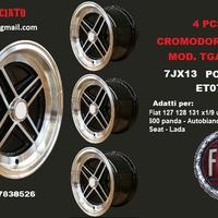 Cromodora TGA NERI 7X13 4x98 Autobianchi FIAT