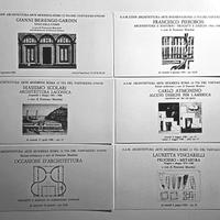 MOLTO RARI 29 INVITI GALLERIA A.A.M. ROMA ANNI '80