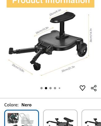 Pedana passeggino secondo bambino