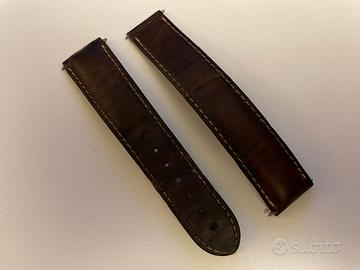 Autentico CINTURINIO Pelle OMEGA 20/18 Deployante