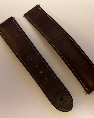 Autentico CINTURINIO Pelle OMEGA 20/18 Deployante