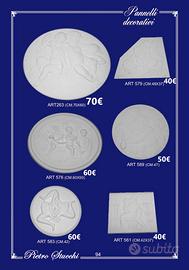 bassorilievi in gesso angeli putti figure sacre