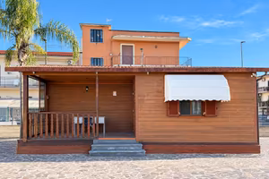 Casa in legno prefabbricata