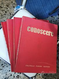 Enciclopedia conoscere anni 60 4 volumi Fabbri