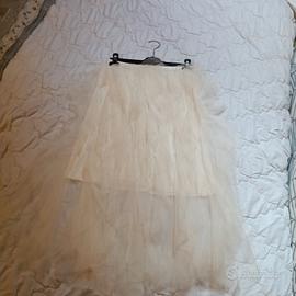 Gonna in tulle a balze