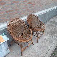 Poltrone in Rattan ~ Vintage anni ‘50