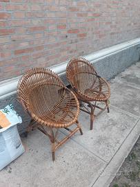 Poltrone in Rattan ~ Vintage anni ‘50