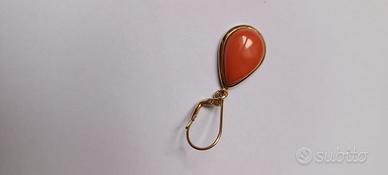 Orecchini oro e corallo