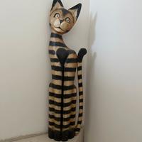 Gatto in legno
