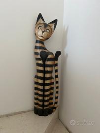 Gatto in legno