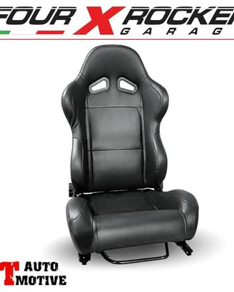 SEDILE SPORTIVO XT AUTOMOTIVE IN ECOPELLE NERO