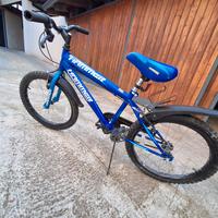 Bicicletta colore blu per bambino