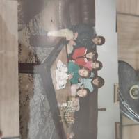 Divano in pelle di alce.