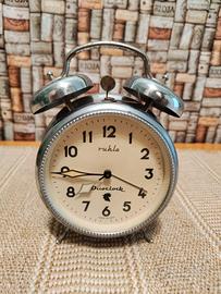 Orologio da scrivania vintage RUHLA DuoClock