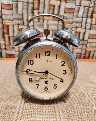 Orologio da scrivania vintage RUHLA DuoClock