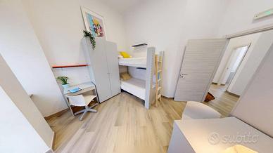 Camera singola a Torino con bagno privato