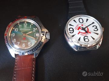 orologi russi Paketa big zero e Vostok meccanici