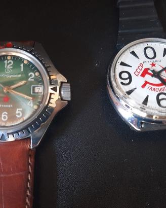 orologi russi Paketa big zero e Vostok meccanici