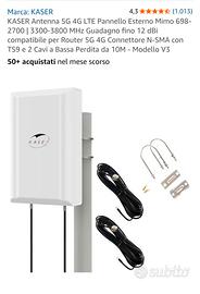 Antenna kaser 4g/5g lte per router sim