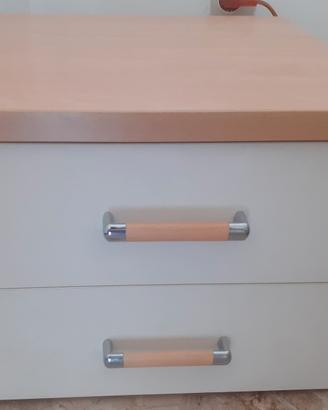 Comodino singolo Askvoll Ikea in  Faggio
