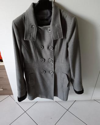 cappotto grigio donna taglia 48