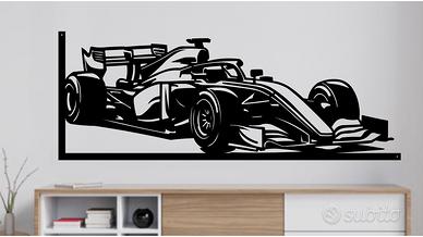 F1 car quadro in metallo 