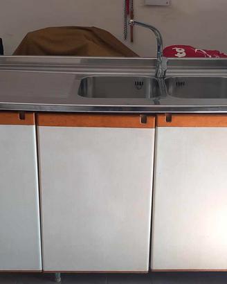 Lavandino cucina in acciaio inox
