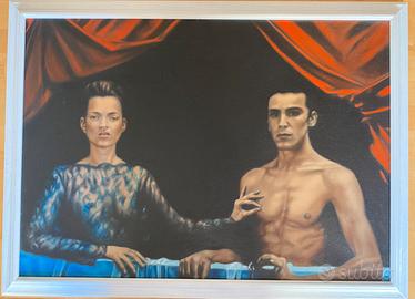 Dipinto di Gaetano D’Acquino , olio su tela.