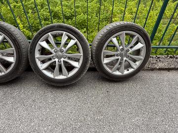 Cerchi 17 con gomme audi a3 audi a4 ecc