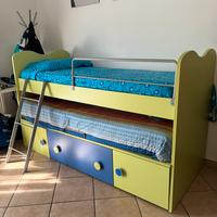 Letto a castello + 1 materasso in omaggio