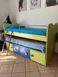 Letto a castello + 1 materasso in omaggio