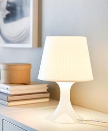 Lampade da tavolo IKEA Lampan bianche