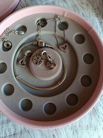 charm Pandora quantità 3, catenina di sicurezza, c