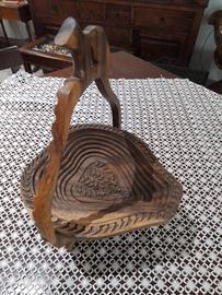 portafrutta o sottopentola legno