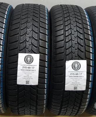 4 gomme 215 60 17 sava a41524