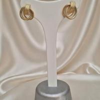 Orecchini a lobo in oro giallo 18kt