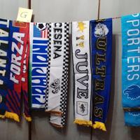 lotto sciarpe calcio 10 pezzi