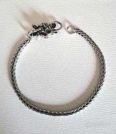 Trollbeads bracciale Campo di Fiori  17cm Nuovo