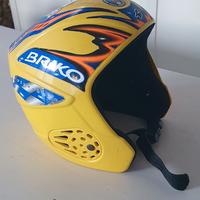 casco sci BRIKO bambino taglia S 54 giallo