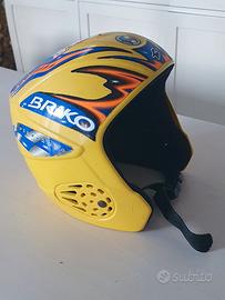 casco sci BRIKO bambino taglia S 54 giallo